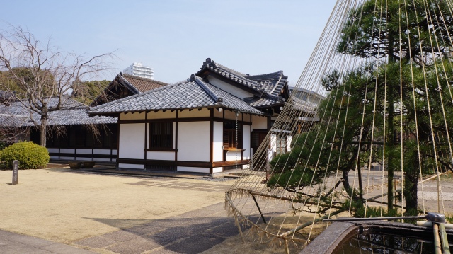 The well-kept grounds of Tenno-ji Temple